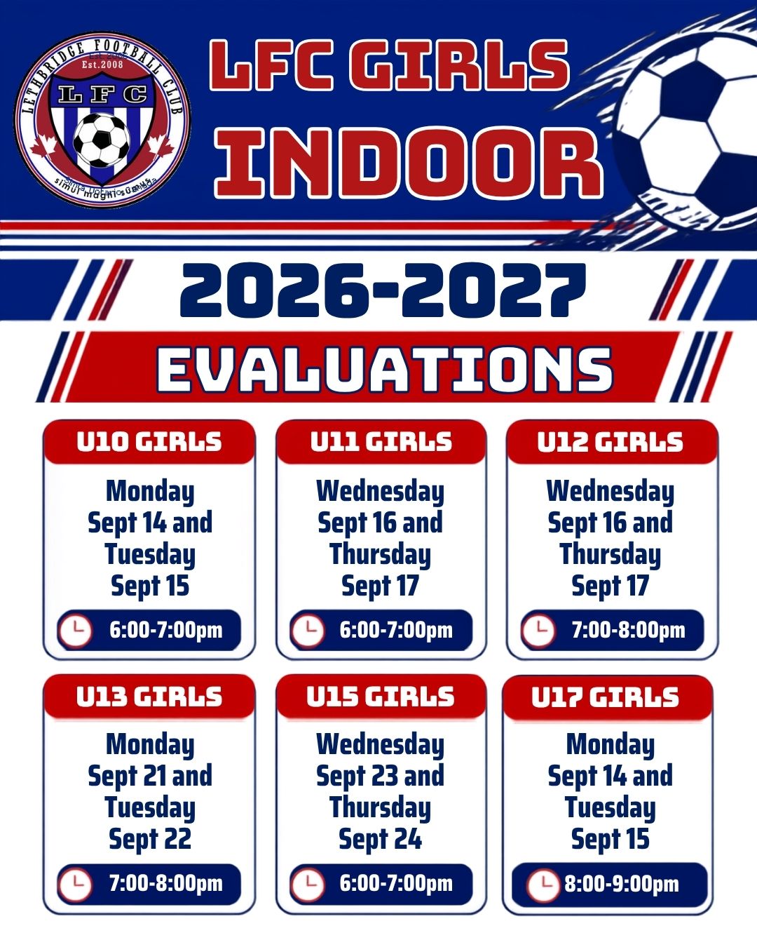 LFC Girls Evals